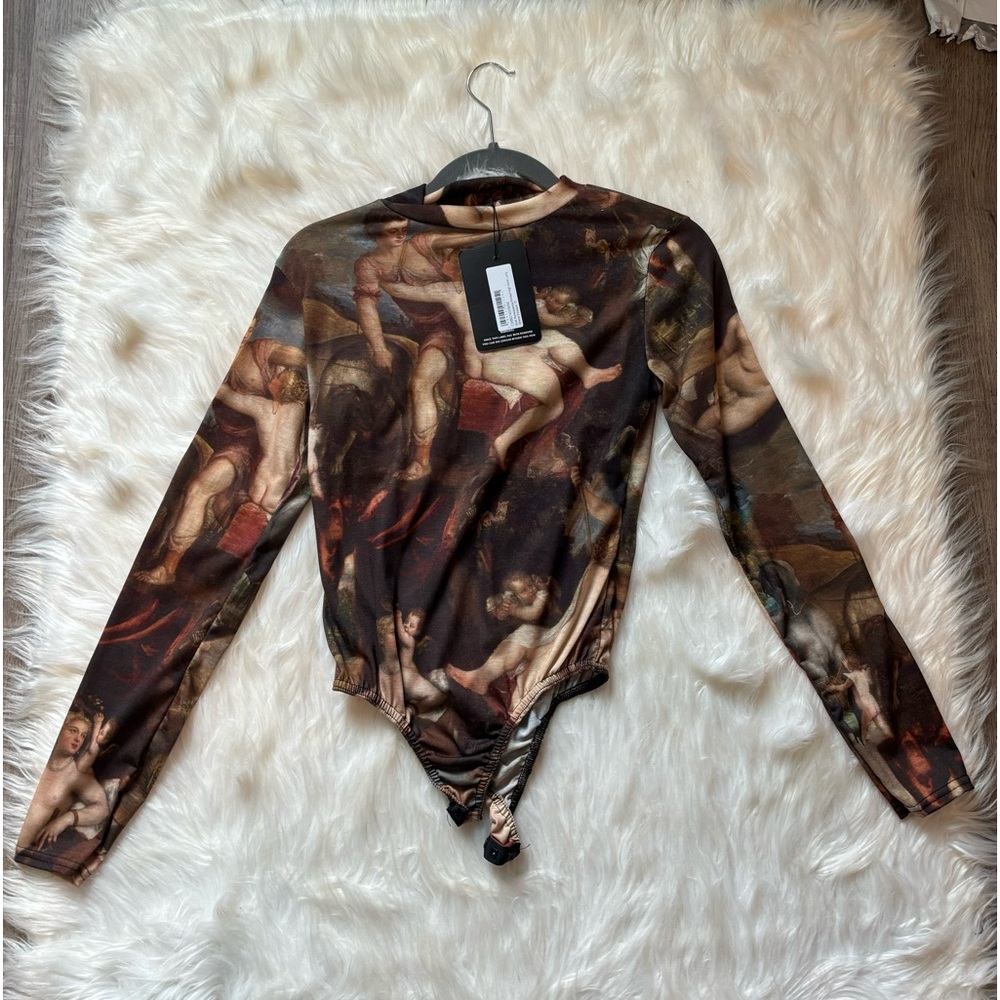 PLT Black and brown bodysuit